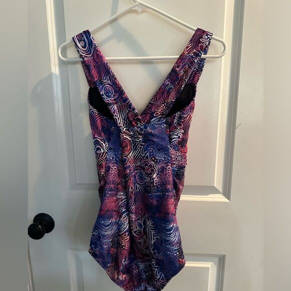NWT Swimsuit For All Twist Front Maillot One Piece Women Size 10 - Picture 7 of 14